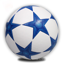 Bola de fútbol modificada para requisitos particulares al por mayor de la laminación de la PU del fútbol ForMatch